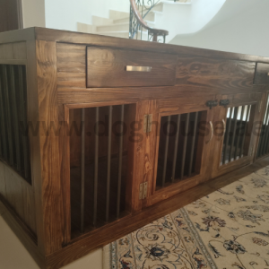 solid wood dog crate