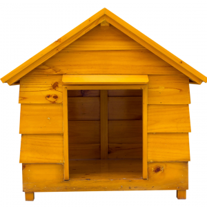 simple dog house with ac