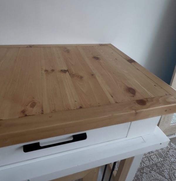 Wooden table top and sliding doors crate - Image 3